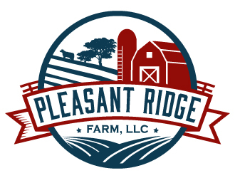 Pleasant Ridge Farm, LLC logo design by akilis13
