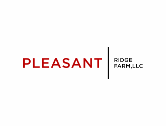 Pleasant Ridge Farm, LLC logo design by christabel