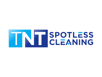 T N T Spotless Cleaning logo design by brandshark