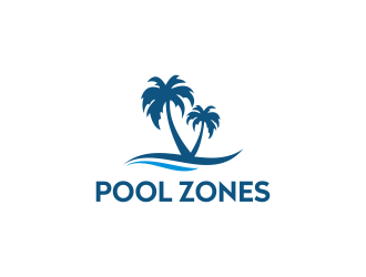 Pool Zones logo design by RIANW