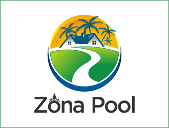 Pool Zones logo design by redzo5