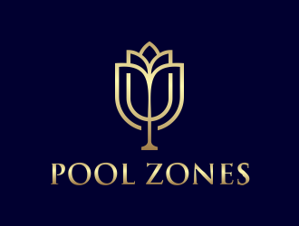 Pool Zones logo design by azizah