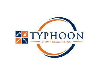 Typhoon Home Remodeling  logo design by GassPoll