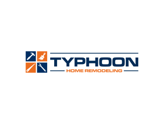 Typhoon Home Remodeling  logo design by GassPoll