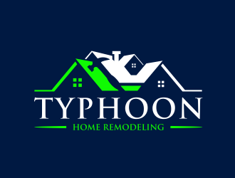 Typhoon Home Remodeling  logo design by GassPoll