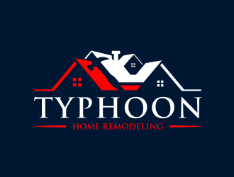Typhoon Home Remodeling  logo design by GassPoll