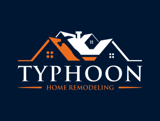 Typhoon Home Remodeling  logo design by GassPoll