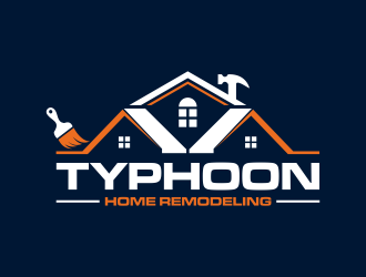 Typhoon Home Remodeling  logo design by GassPoll