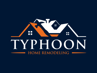 Typhoon Home Remodeling  logo design by GassPoll