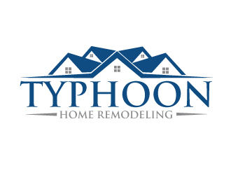 Typhoon Home Remodeling  logo design by samueljho