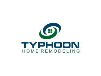 Typhoon Home Remodeling  logo design by revi
