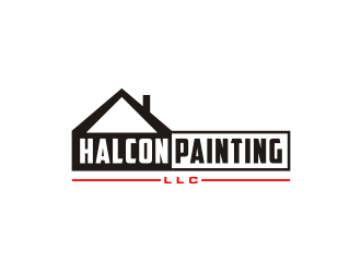 Halcon Painting LLC  logo design by Artomoro