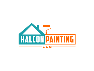Halcon Painting LLC  logo design by Artomoro