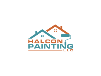 Halcon Painting LLC  logo design by Artomoro