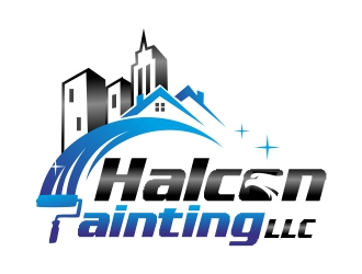 Halcon Painting LLC  logo design by ruki