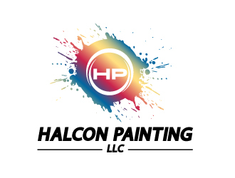 Halcon Painting LLC  logo design by drifelm