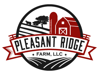Pleasant Ridge Farm, LLC logo design by akilis13