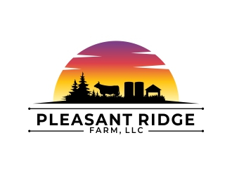 Pleasant Ridge Farm, LLC logo design by DMC_Studio