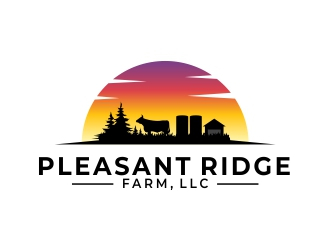 Pleasant Ridge Farm, LLC logo design by DMC_Studio