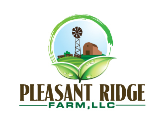 Pleasant Ridge Farm, LLC logo design by AamirKhan