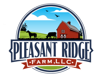 Pleasant Ridge Farm, LLC logo design by AamirKhan