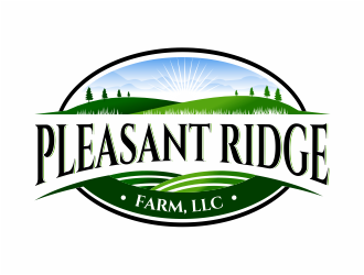 Pleasant Ridge Farm, LLC logo design by mutafailan
