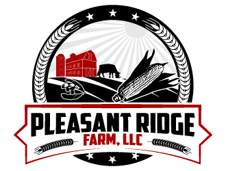 Pleasant Ridge Farm, LLC logo design by uttam