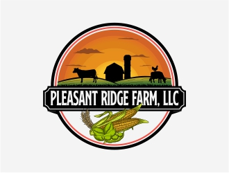Pleasant Ridge Farm, LLC logo design by Alfatih05