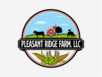 Pleasant Ridge Farm, LLC logo design by Alfatih05