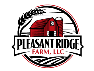 Pleasant Ridge Farm, LLC logo design by jaize