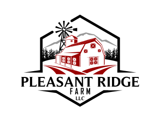 Pleasant Ridge Farm, LLC logo design by Dhieko