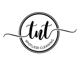 T N T Spotless Cleaning logo design by adm3