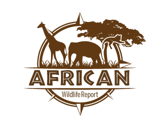 African Wildlife Report logo design by AamirKhan