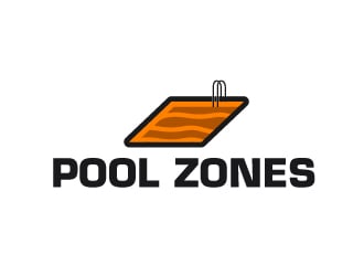 Pool Zones logo design by AamirKhan
