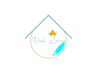 Pool Zones logo design by bomie