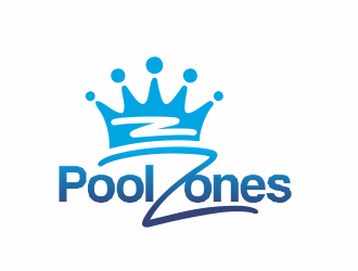 Pool Zones logo design by up2date
