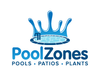 Pool Zones logo design by jaize