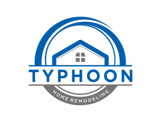 Typhoon Home Remodeling  logo design by Mahrein