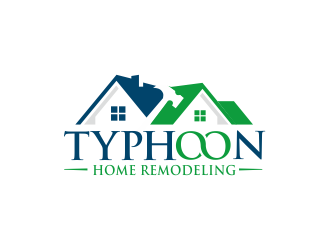 Typhoon Home Remodeling  logo design by kimora
