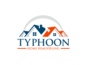 Typhoon Home Remodeling  logo design by kimora