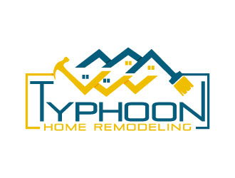 Typhoon Home Remodeling  logo design by Webphixo
