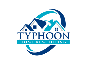 Typhoon Home Remodeling  logo design by kimora