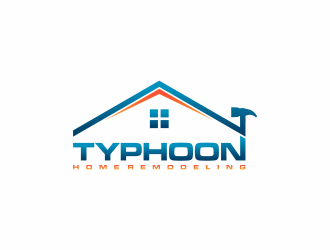 Typhoon Home Remodeling  logo design by InitialD