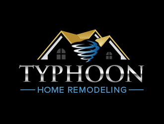 Typhoon Home Remodeling  logo design by kunejo