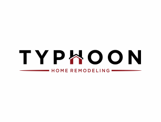 Typhoon Home Remodeling  logo design by Mahrein