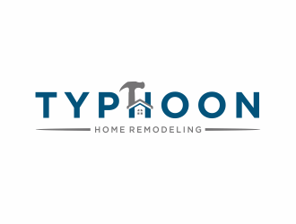 Typhoon Home Remodeling  logo design by Mahrein