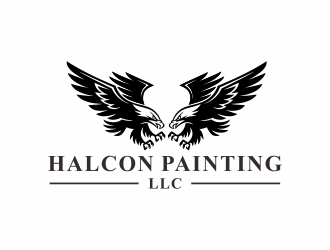 Halcon Painting LLC  logo design by Diponegoro_