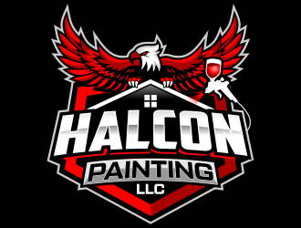 Halcon Painting LLC  logo design by ingepro