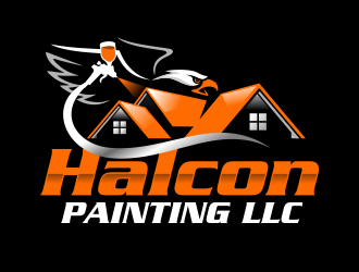 Halcon Painting LLC  logo design by ingepro