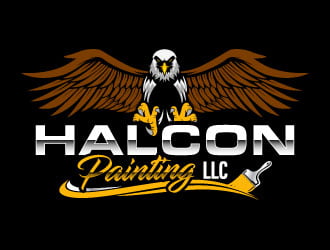 Halcon Painting LLC  logo design by daywalker